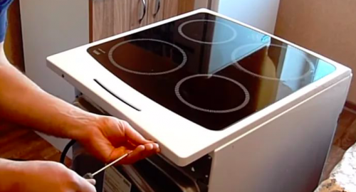 Ремонт сенсорной электроплиты. Десногорск